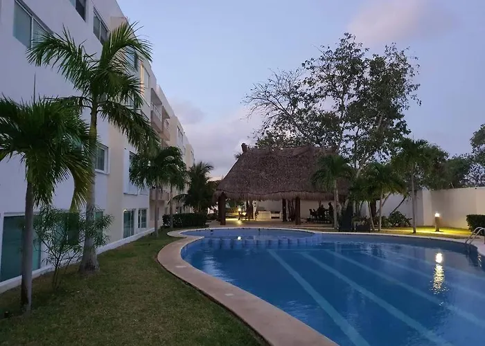 Precioso Depto Equipado 5 Pers, Apartamento Playa del Carmen